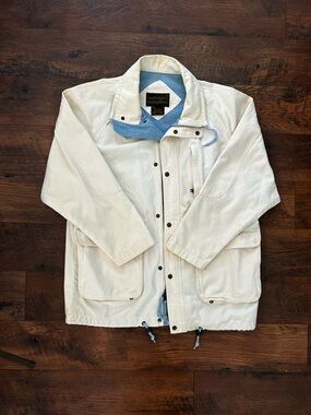 vintage Eddie Bauer cotton canvas utility field jacket